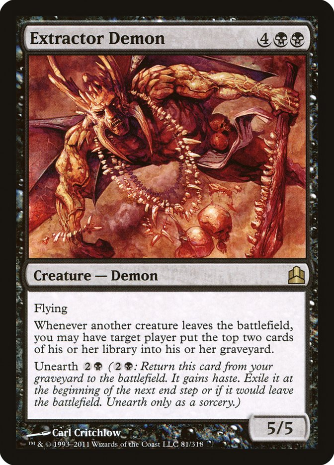 Extractor Demon [Commander 2011] | Gamer Loot