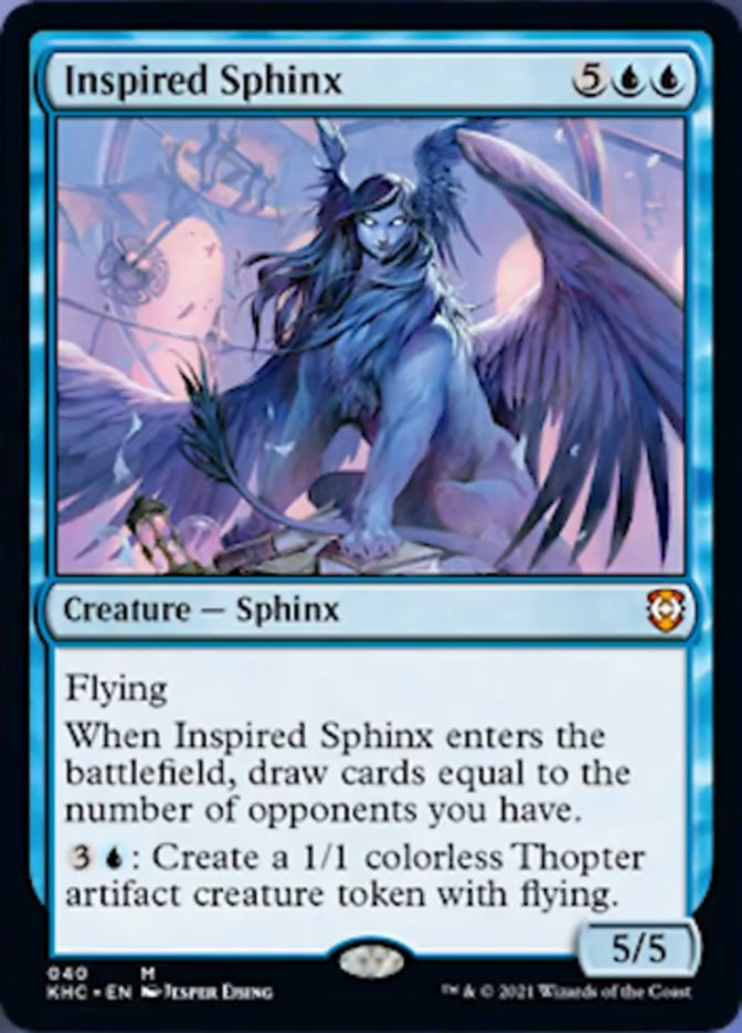 Inspired Sphinx [Kaldheim Commander] | Gamer Loot