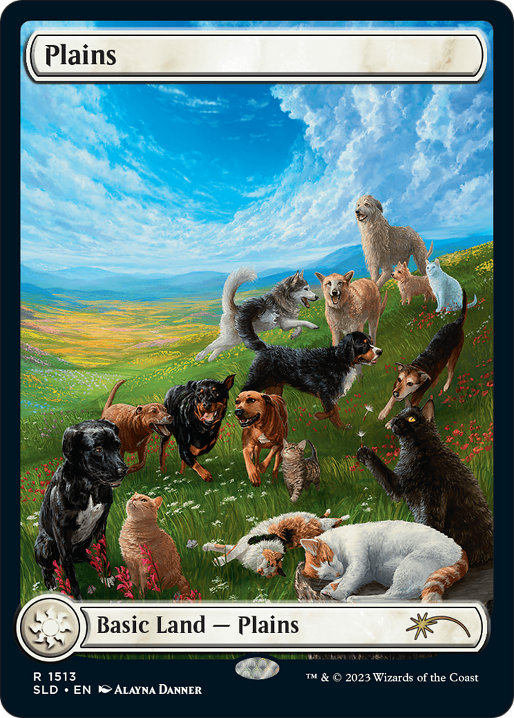 Plains (1513) [Secret Lair Commander Deck: Raining Cats and Dogs] | Gamer Loot