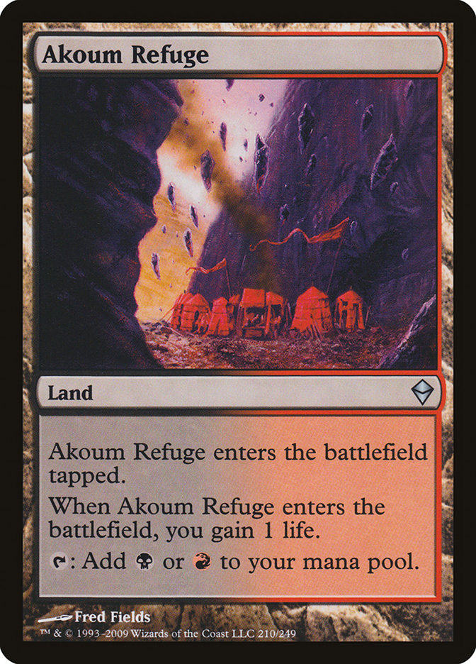 Akoum Refuge [Zendikar] | Gamer Loot