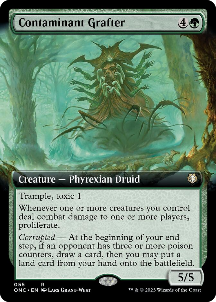 Contaminant Grafter (Extended Art) [Phyrexia: All Will Be One Commander] | Gamer Loot