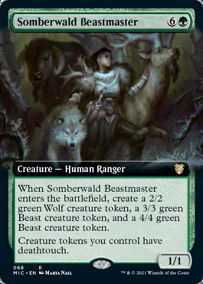 Somberwald Beastmaster (Extended) [Innistrad: Midnight Hunt Commander] | Gamer Loot