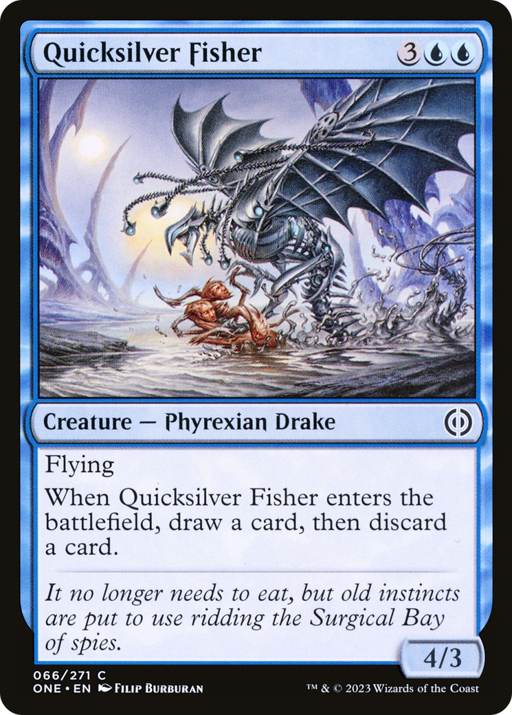 Quicksilver Fisher [Phyrexia: All Will Be One] | Gamer Loot