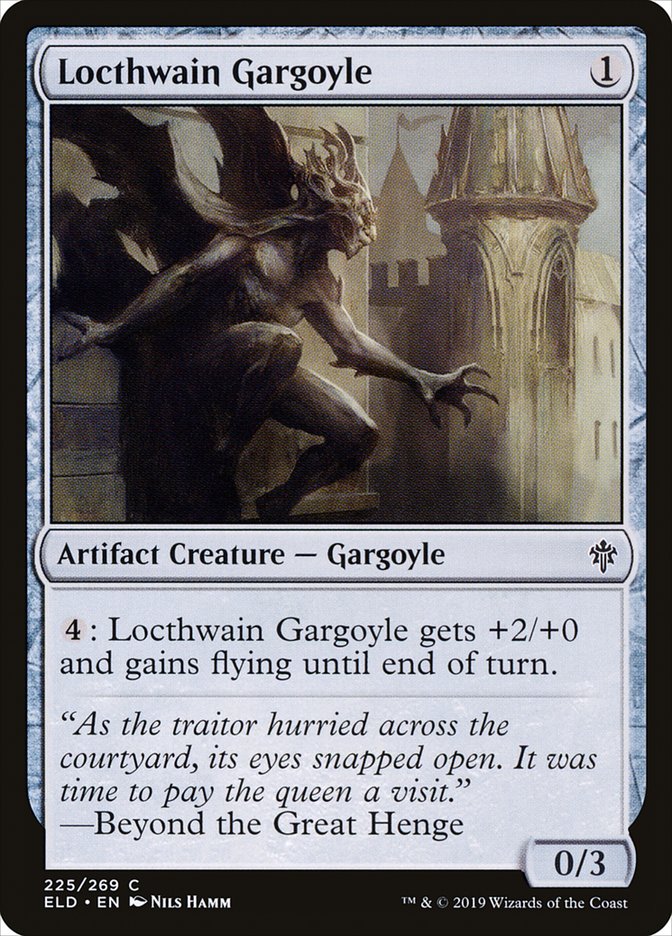 Locthwain Gargoyle [Throne of Eldraine] | Gamer Loot