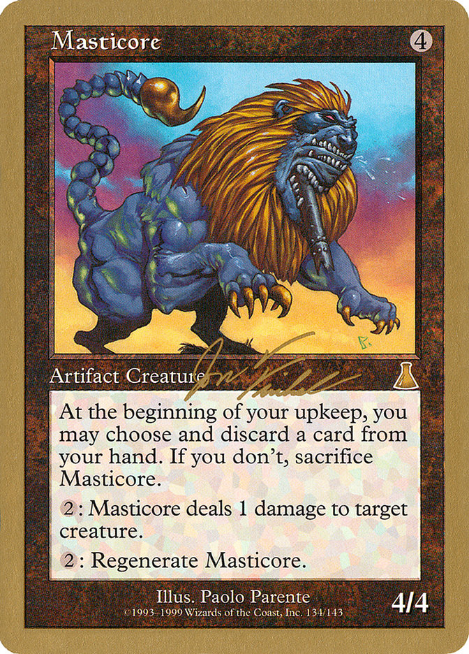 Masticore (Jon Finkel) [World Championship Decks 2000] | Gamer Loot