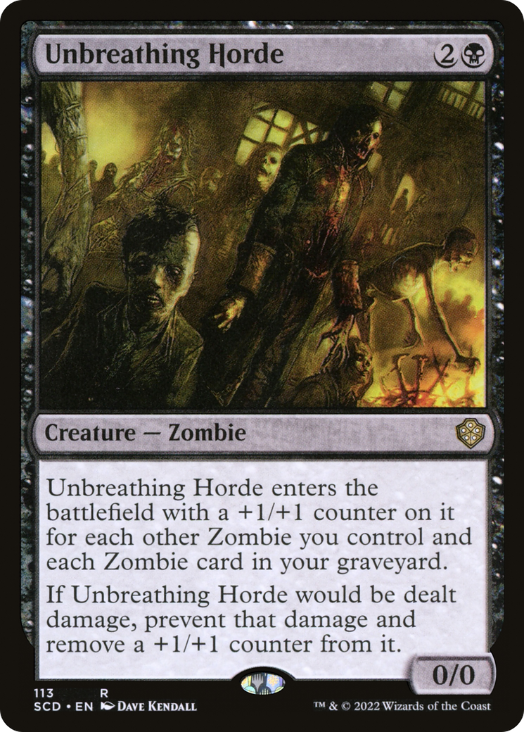 Unbreathing Horde [Starter Commander Decks] | Gamer Loot