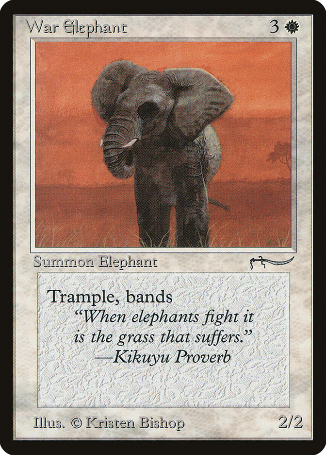 War Elephant (Light Mana Cost) [Arabian Nights] | Gamer Loot