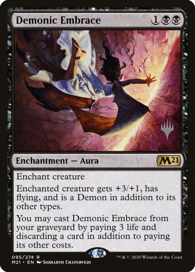 Demonic Embrace (Promo Pack) [Core Set 2021 Promos] | Gamer Loot