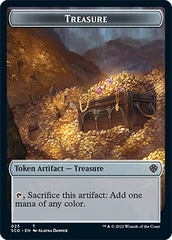 Treasure // Treasure Double-Sided Token [Starter Commander Decks] | Gamer Loot