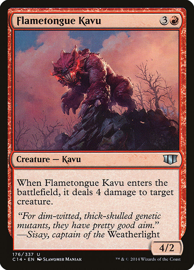 Flametongue Kavu [Commander 2014] | Gamer Loot