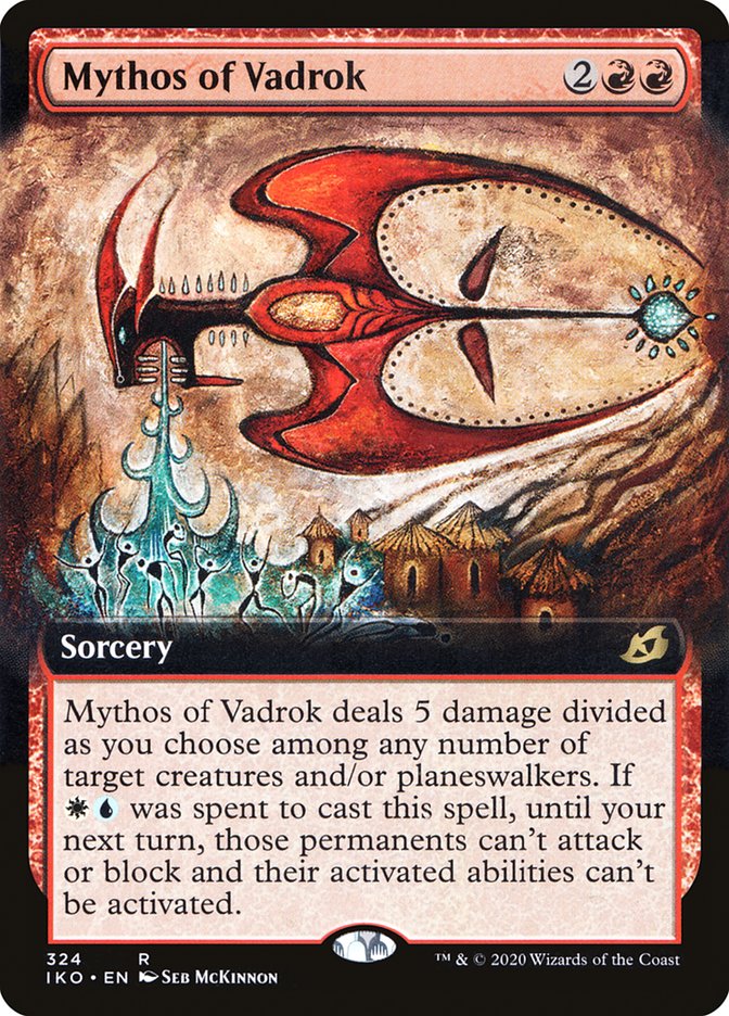 Mythos of Vadrok (Extended Art) [Ikoria: Lair of Behemoths] | Gamer Loot