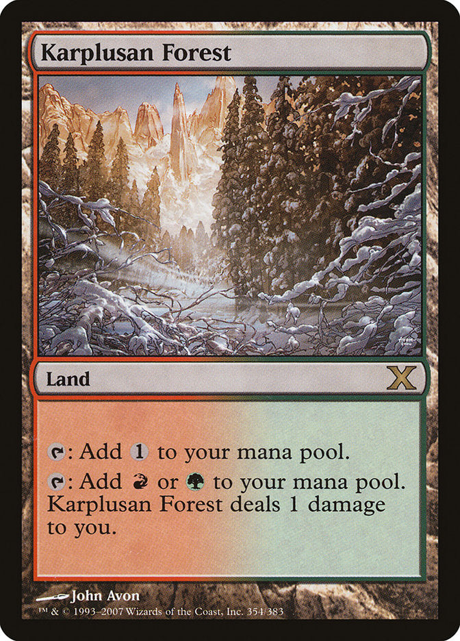 Karplusan Forest [Tenth Edition] | Gamer Loot