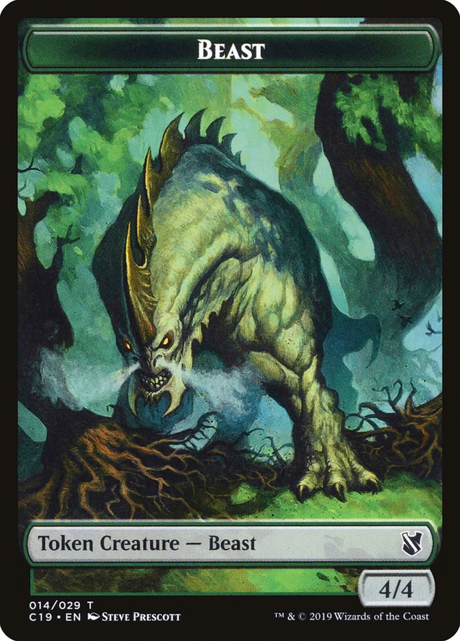 Beast (014/029) [Commander 2019 Tokens] | Gamer Loot