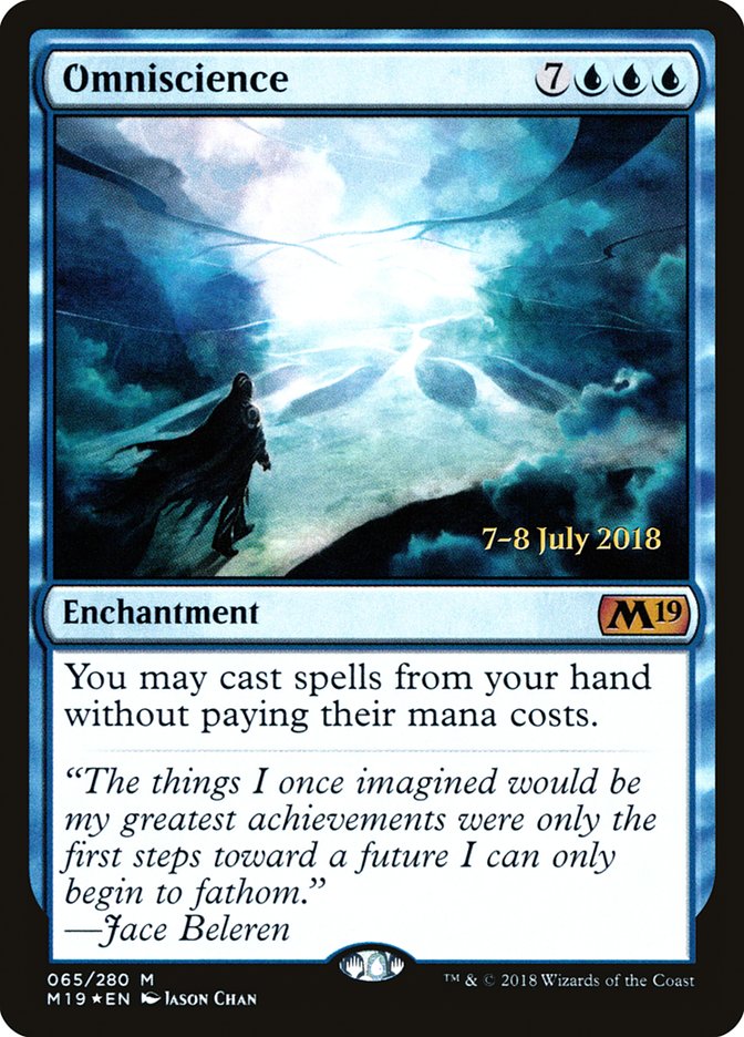 Omniscience  [Core Set 2019 Prerelease Promos] | Gamer Loot
