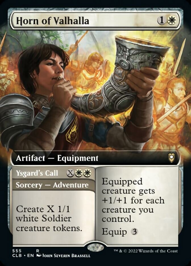 Horn of Valhalla // Ysgard's Call (Extended Art) [Commander Legends: Battle for Baldur's Gate] | Gamer Loot