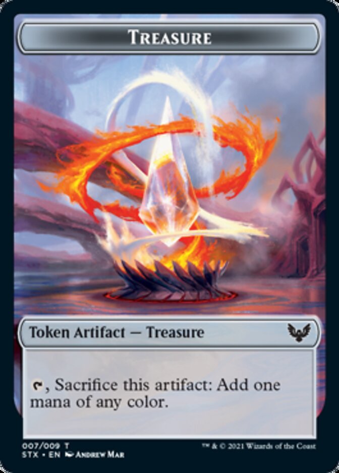 Construct (022) // Treasure Token [Commander 2021 Tokens] | Gamer Loot