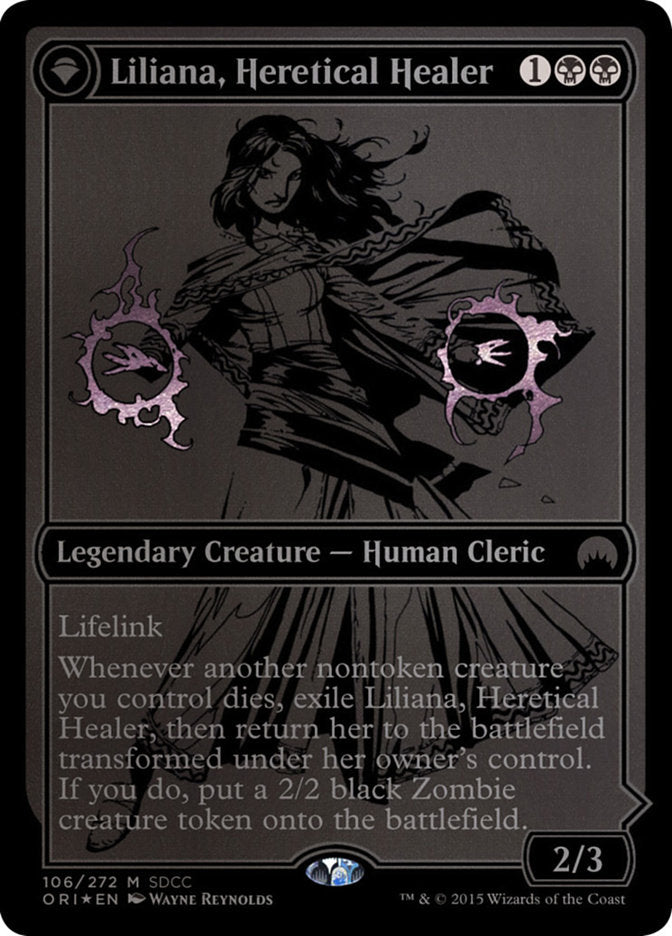Liliana, Heretical Healer // Liliana, Defiant Necromancer [San Diego Comic-Con 2015] | Gamer Loot