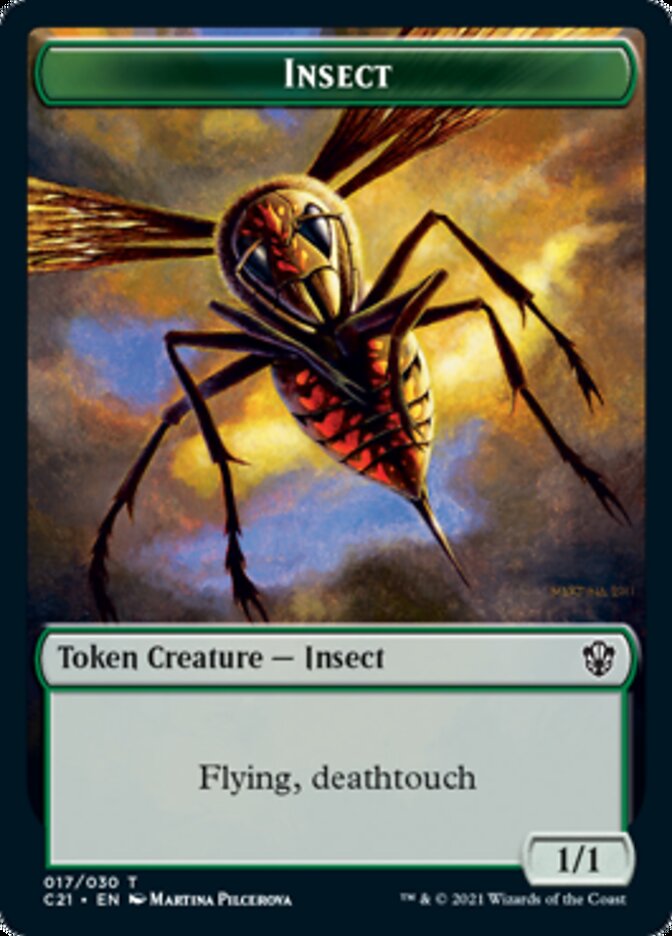 Beast (011) // Insect Token [Commander 2021 Tokens] | Gamer Loot