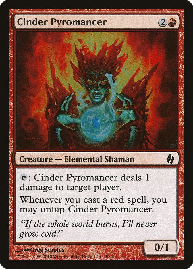 Cinder Pyromancer [Premium Deck Series: Fire and Lightning] | Gamer Loot
