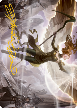 Sigarda's Splendor Art Card (Gold-Stamped Signature) [Innistrad: Midnight Hunt Art Series] | Gamer Loot