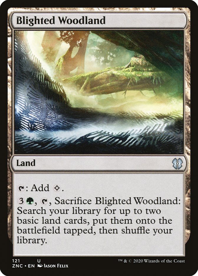 Blighted Woodland [Zendikar Rising Commander] | Gamer Loot