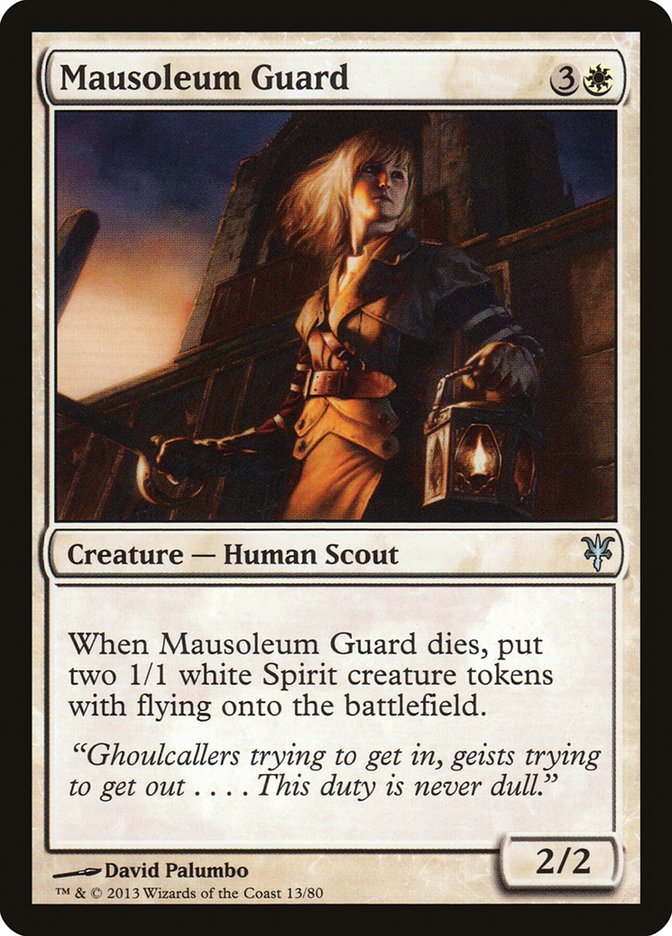 Mausoleum Guard [Duel Decks: Sorin vs. Tibalt] | Gamer Loot