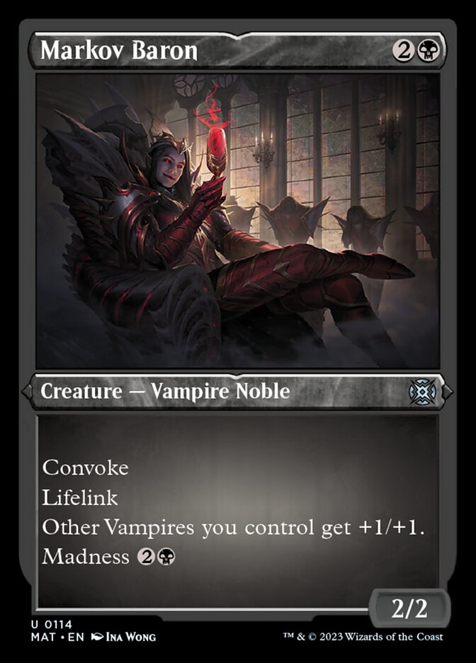 Markov Baron (Foil Etched) [March of the Machine: The Aftermath] | Gamer Loot