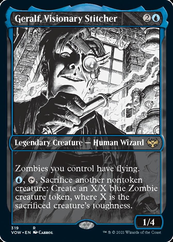 Geralf, Visionary Stitcher (Showcase Eternal Night) [Innistrad: Crimson Vow] | Gamer Loot