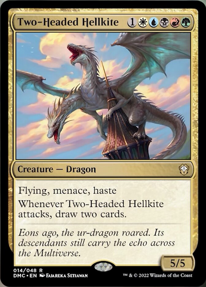 Two-Headed Hellkite [Dominaria United Commander] | Gamer Loot