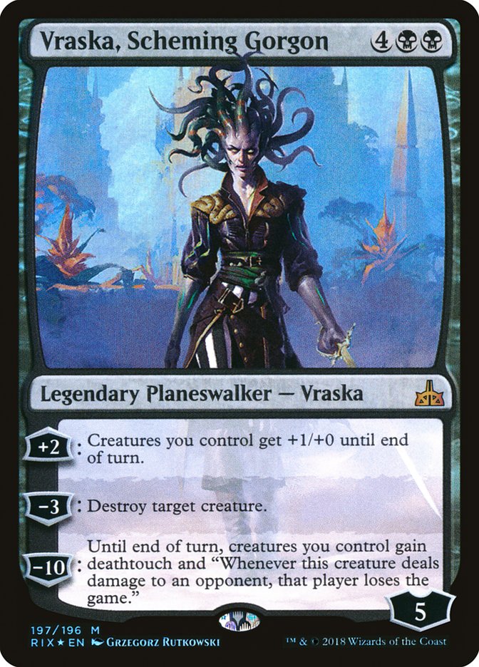 Vraska, Scheming Gorgon [Rivals of Ixalan] | Gamer Loot