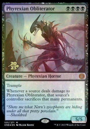 Phyrexian Obliterator [Phyrexia: All Will Be One Prerelease Promos] | Gamer Loot