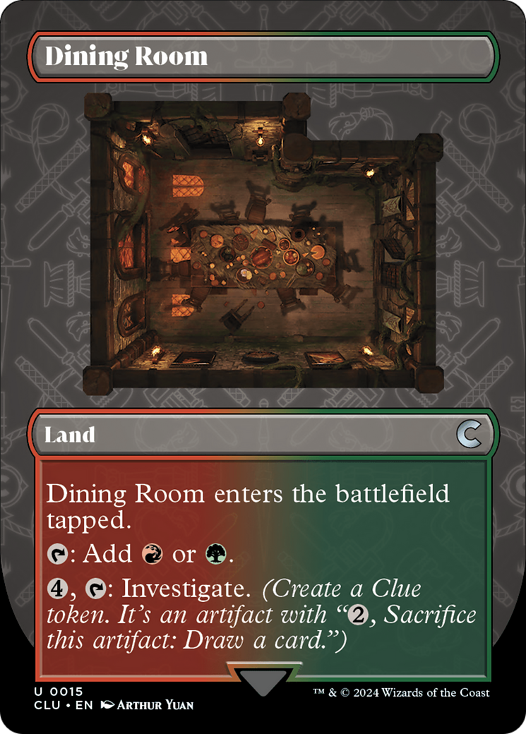 Dining Room (Borderless) [Ravnica: Clue Edition] | Gamer Loot