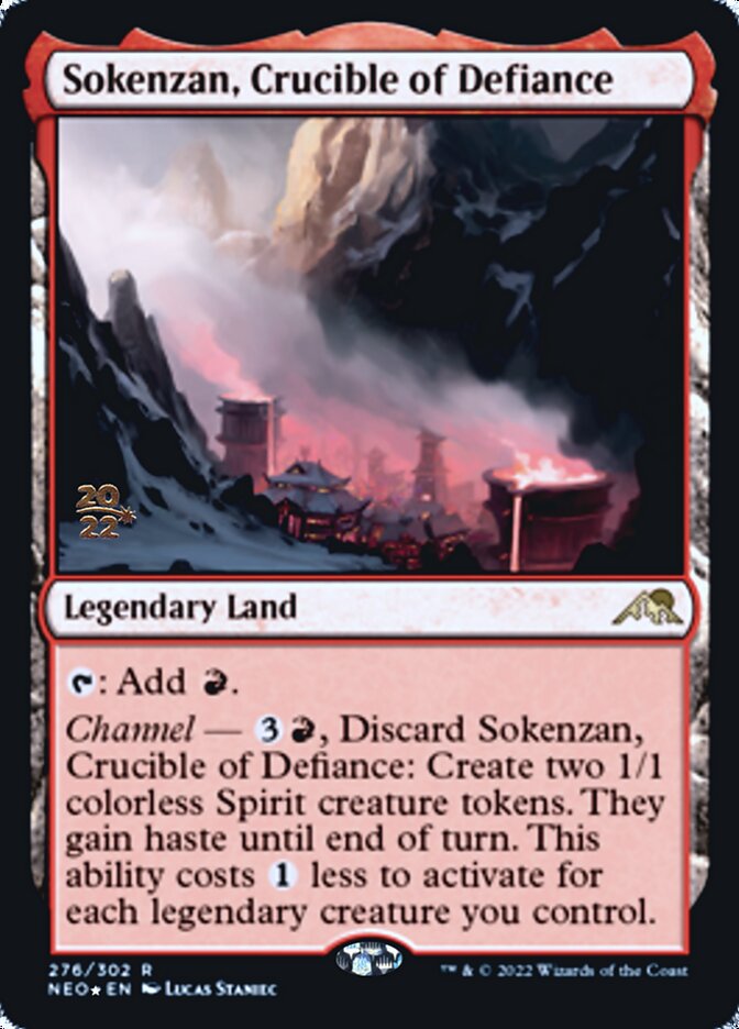 Sokenzan, Crucible of Defiance [Kamigawa: Neon Dynasty Prerelease Promos] | Gamer Loot