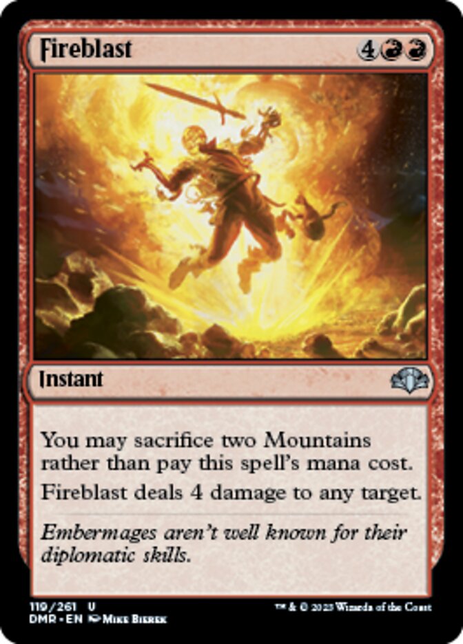 Fireblast [Dominaria Remastered] | Gamer Loot