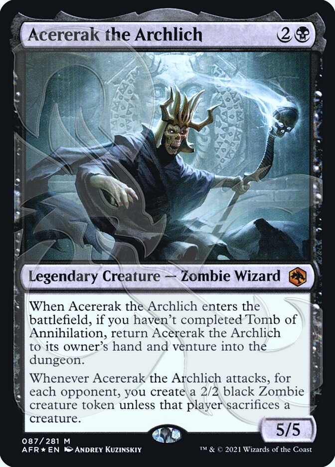 Acererak the Archlich (Ampersand Promo) [Dungeons & Dragons: Adventures in the Forgotten Realms Promos] | Gamer Loot