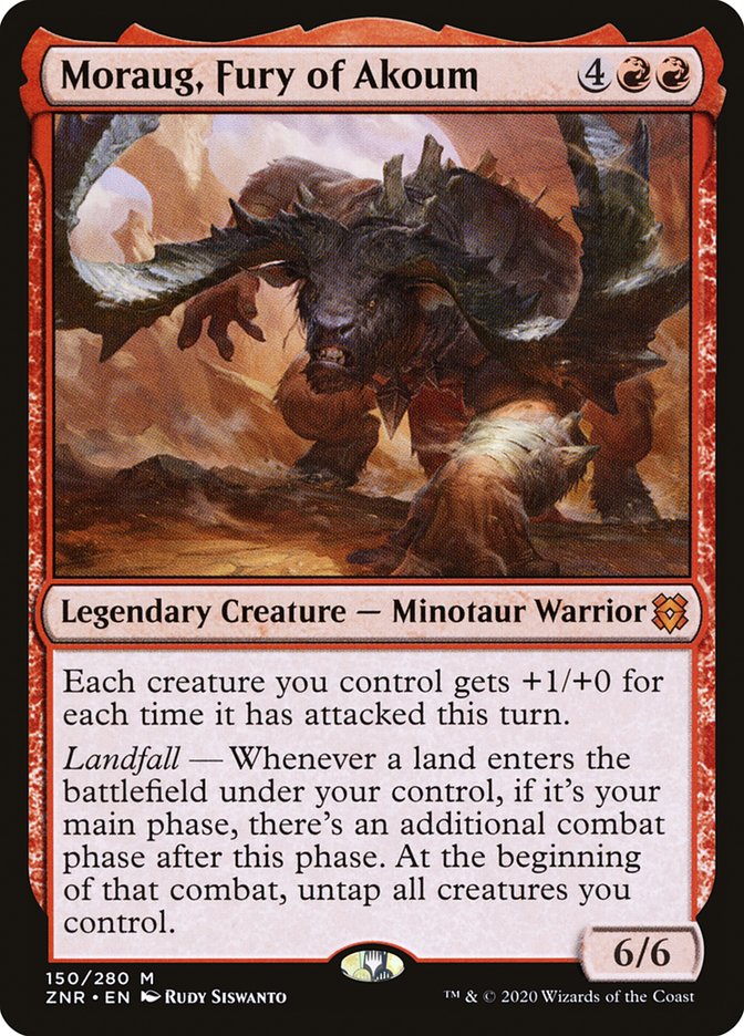 Moraug, Fury of Akoum [Zendikar Rising] | Gamer Loot