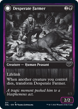 Desperate Farmer // Depraved Harvester [Innistrad: Double Feature] | Gamer Loot