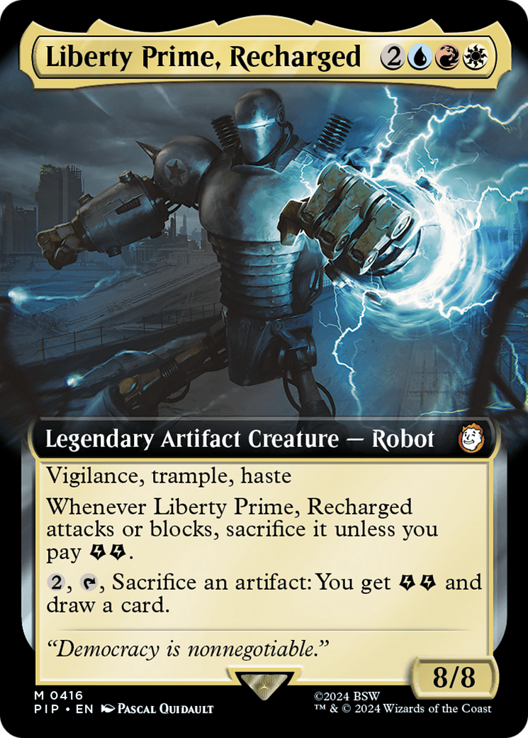 Liberty Prime, Recharged (Extended Art) [Fallout] | Gamer Loot