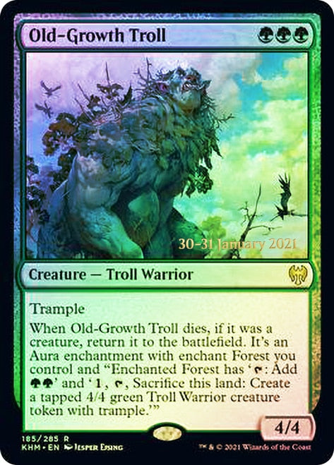 Old-Growth Troll [Kaldheim Prerelease Promos] | Gamer Loot