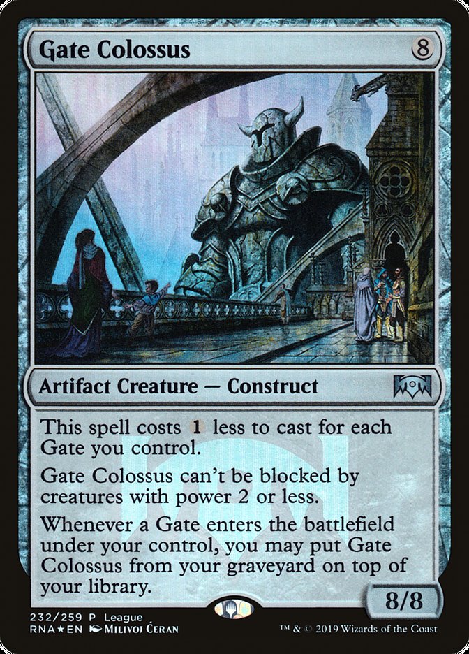 Gate Colossus (League) [Ravnica Allegiance Promos] | Gamer Loot