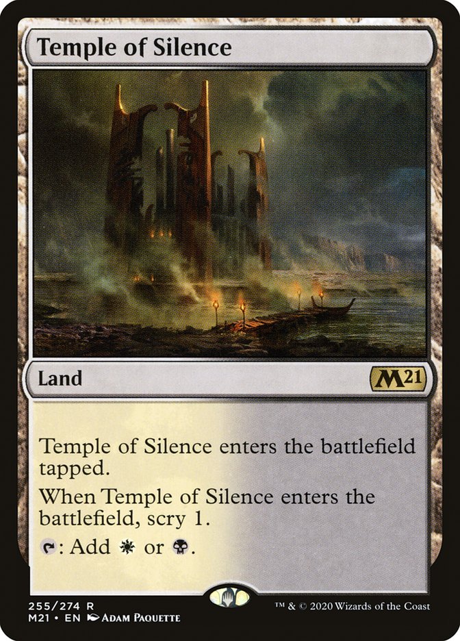 Temple of Silence [Core Set 2021] | Gamer Loot