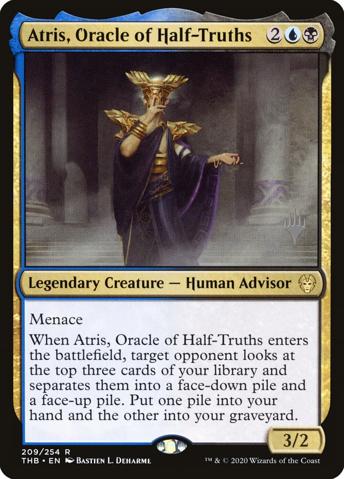 Atris, Oracle of Half-Truths (Promo Pack) [Theros Beyond Death Promos] | Gamer Loot