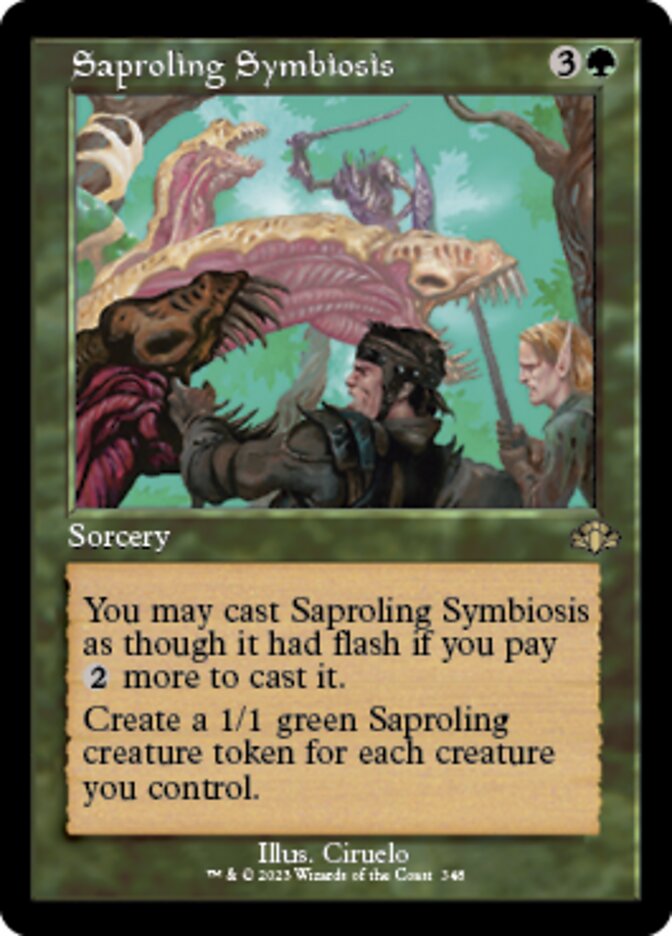 Saproling Symbiosis (Retro) [Dominaria Remastered] | Gamer Loot