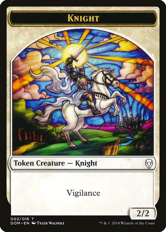 Knight (002/016) [Dominaria Tokens] | Gamer Loot