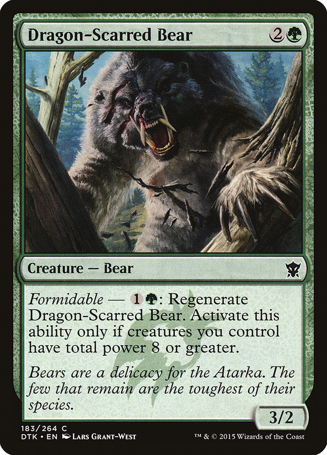 Dragon-Scarred Bear [Dragons of Tarkir] | Gamer Loot