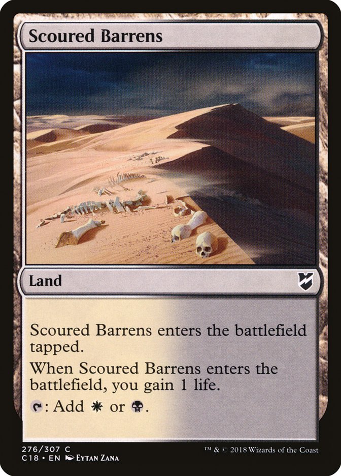 Scoured Barrens [Commander 2018] | Gamer Loot