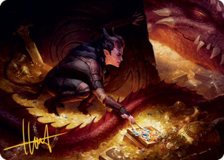 Hoard Robber Art Card (Gold-Stamped Signature) [Dungeons & Dragons: Adventures in the Forgotten Realms Art Series] | Gamer Loot