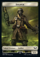 Soldier (004) // Vanguard Suppressor Double-sided Token (Surge Foil) [Universes Beyond: Warhammer 40,000 Tokens] | Gamer Loot