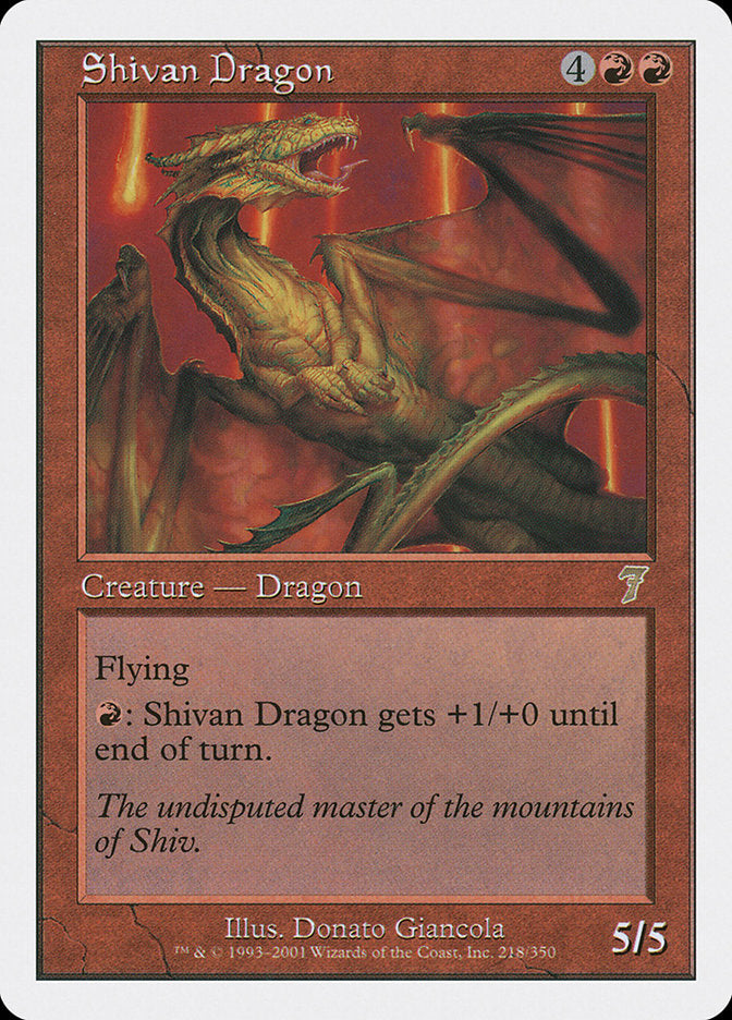 Shivan Dragon [Seventh Edition] | Gamer Loot