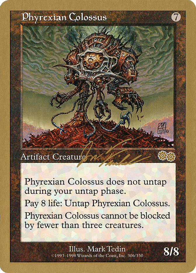 Phyrexian Colossus (Jon Finkel) [World Championship Decks 2000] | Gamer Loot